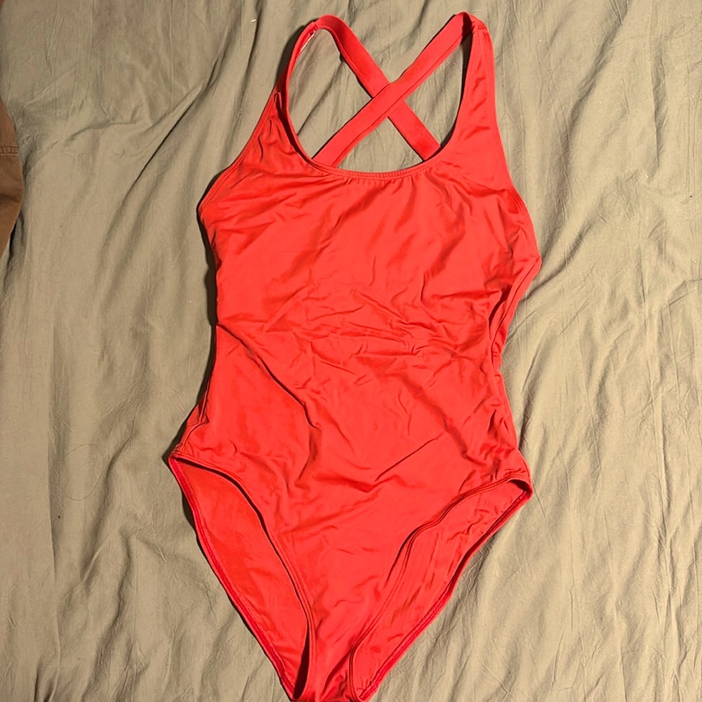 Andie The Tulum One Piece. Cherry Red. Never worn NWOT
